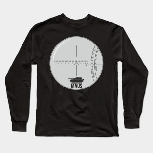 The sight of the German tank Pz-VIII MAUS Long Sleeve T-Shirt